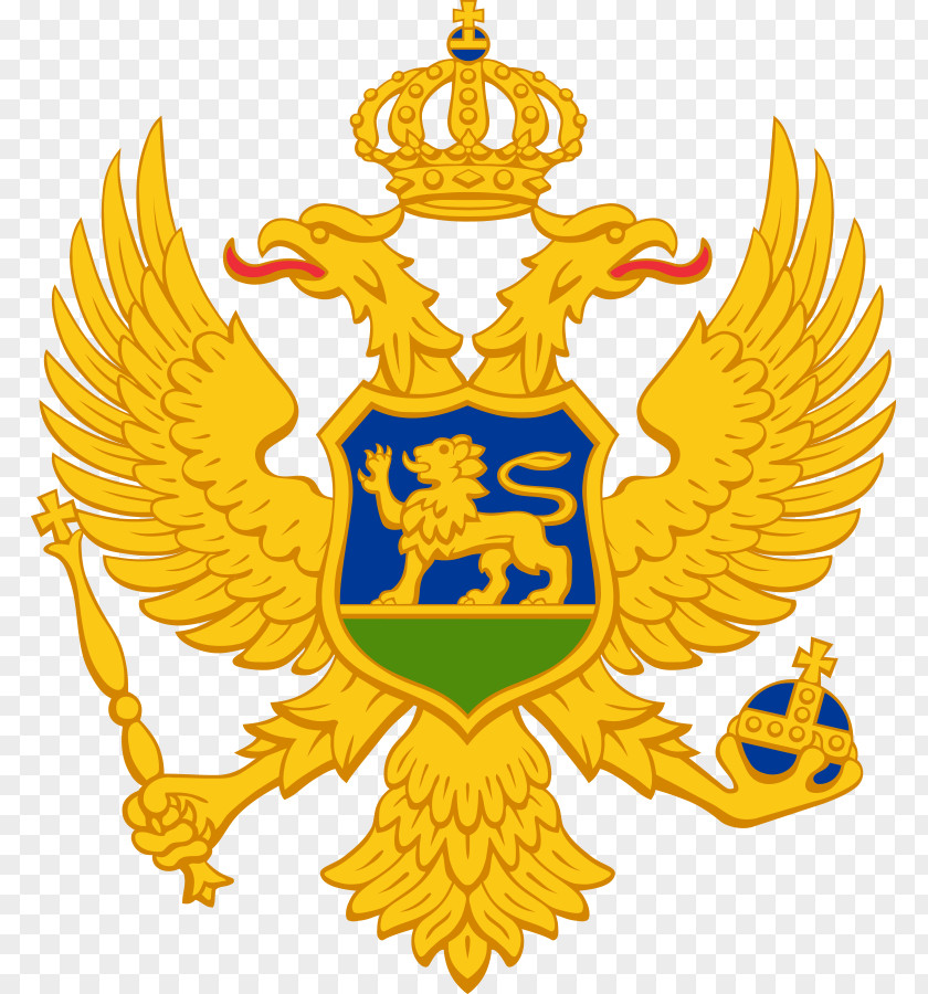 Montenegro Double-headed Eagle Coat Of Arms National Flag PNG