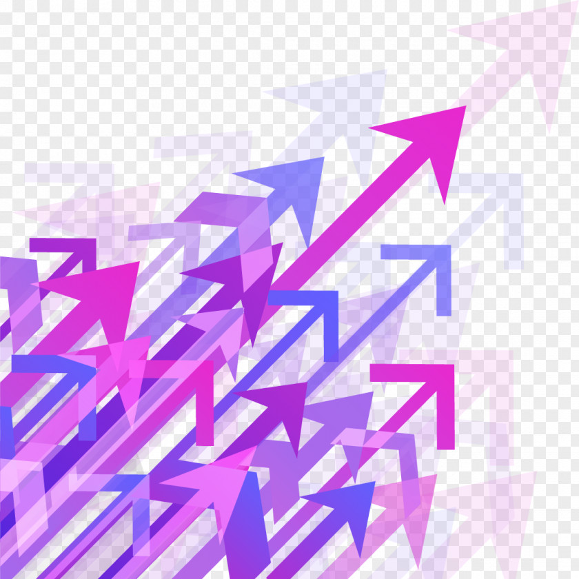 Pink Background Up Arrow Euclidean Vector Illustration PNG