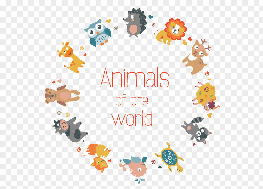 Small Animals Collection Animal Flat Design PNG