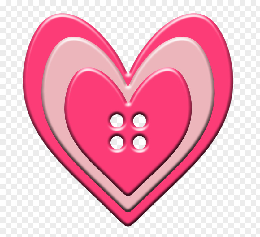 Tina Button Heart Clip Art Image Album PNG