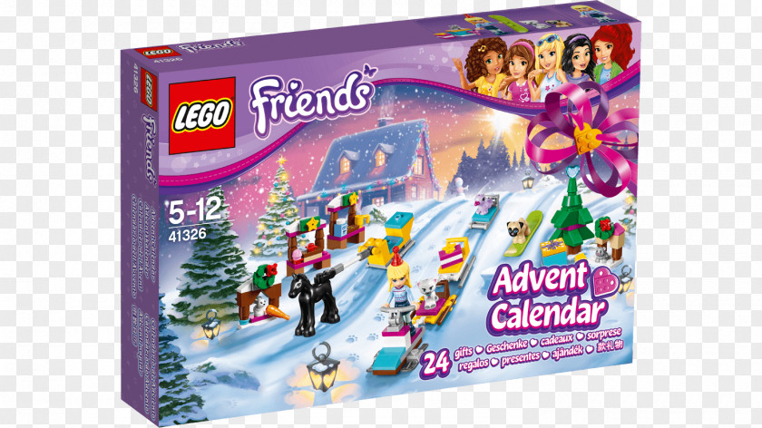 Toy LEGO 41326 Friends Advent Calendar Calendars PNG
