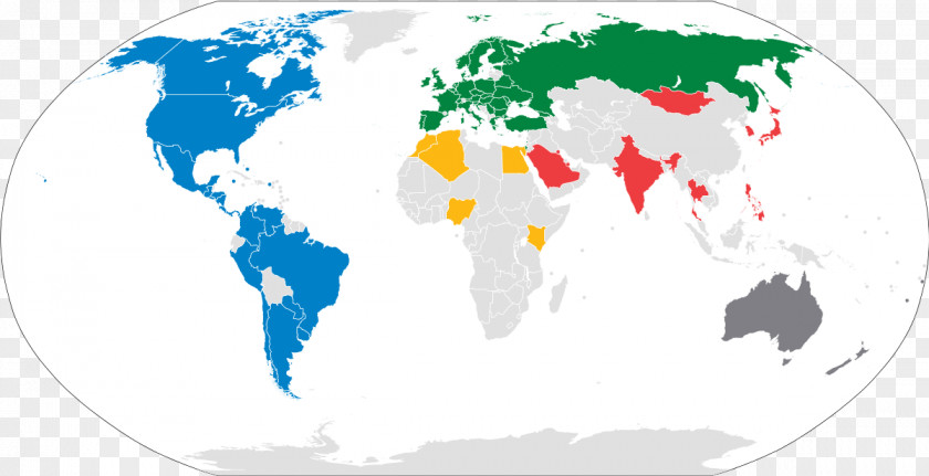 World Map Rugby Union PNG