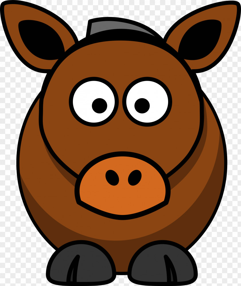 Cartoon Horse Cliparts Wildebeest Cattle GNU Clip Art PNG