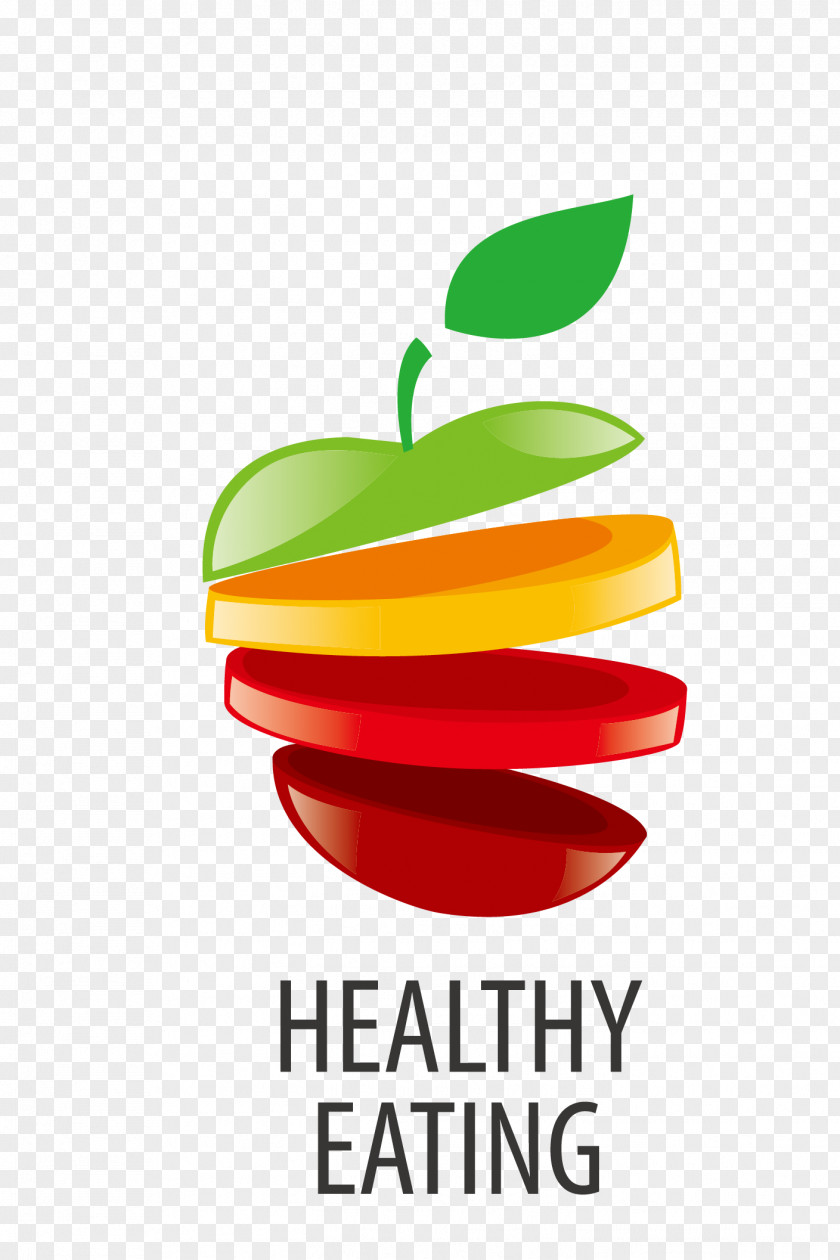 Creative Apple Logo Healthy Diet Eating Food PNG