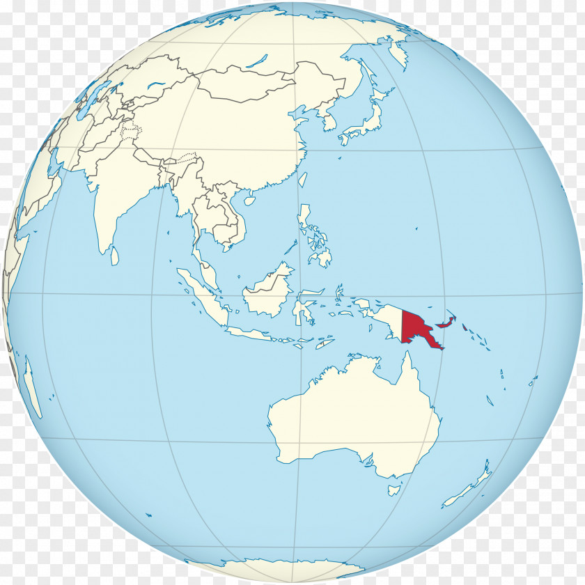 Papua New Guinea Guam Northern Mariana Islands United States Globe World PNG