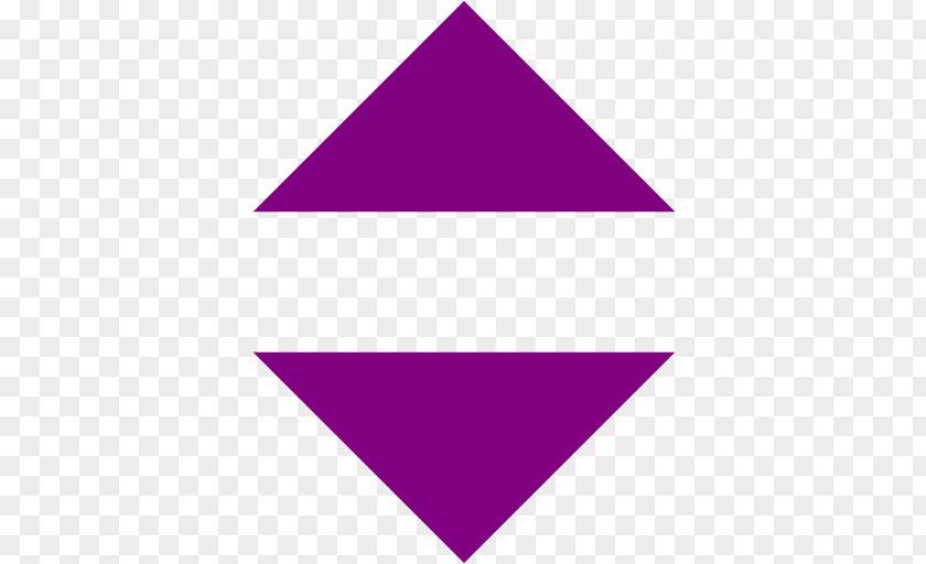 Triangle Point Purple PNG