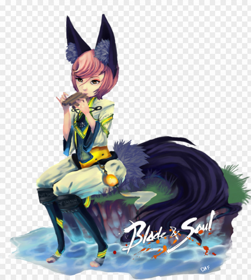 Blade And Soul Art Vertebrate & Illustration Cartoon Figurine PNG