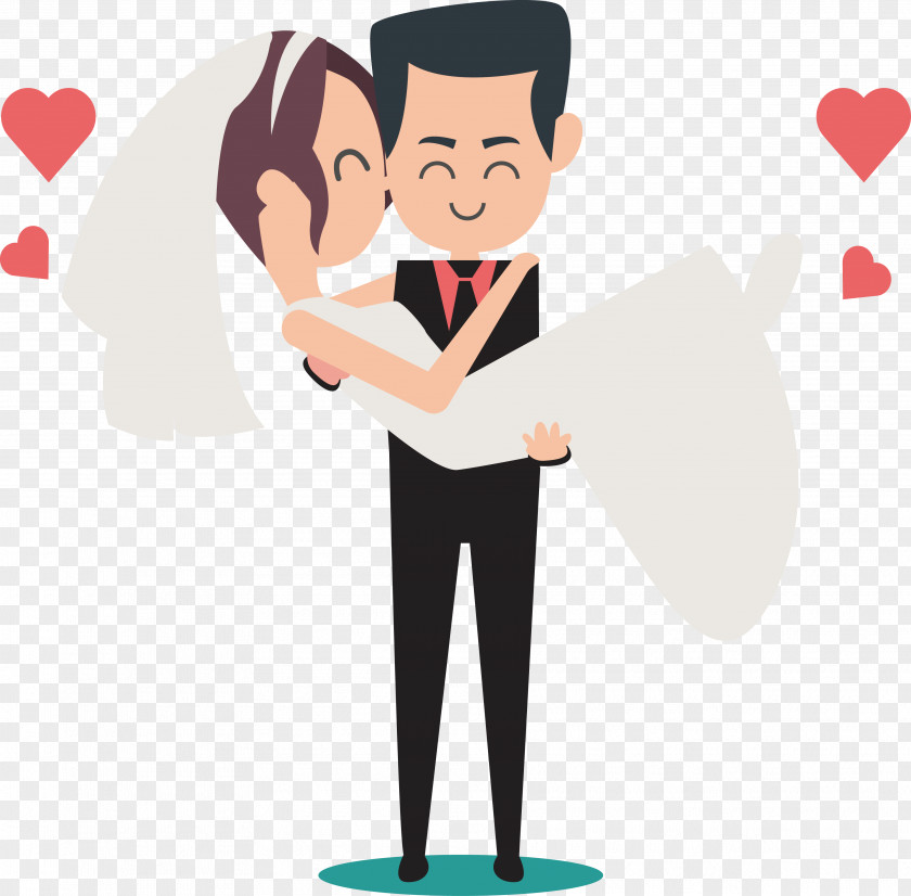 Cartoon Wedding Newcomer Marriage Bridegroom PNG