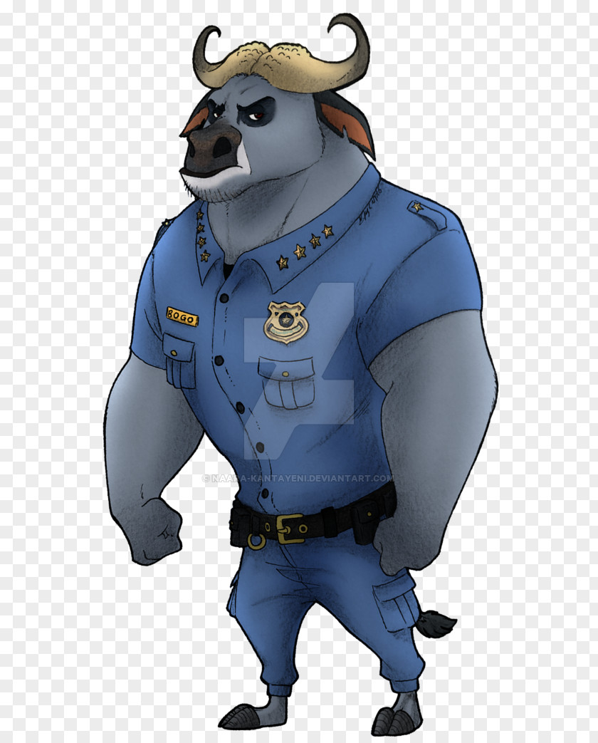 Chief Bogo Fan Art Work Of Drawing PNG