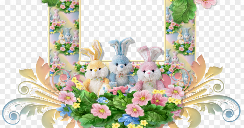 Easter Frame Bunny Egg PNG