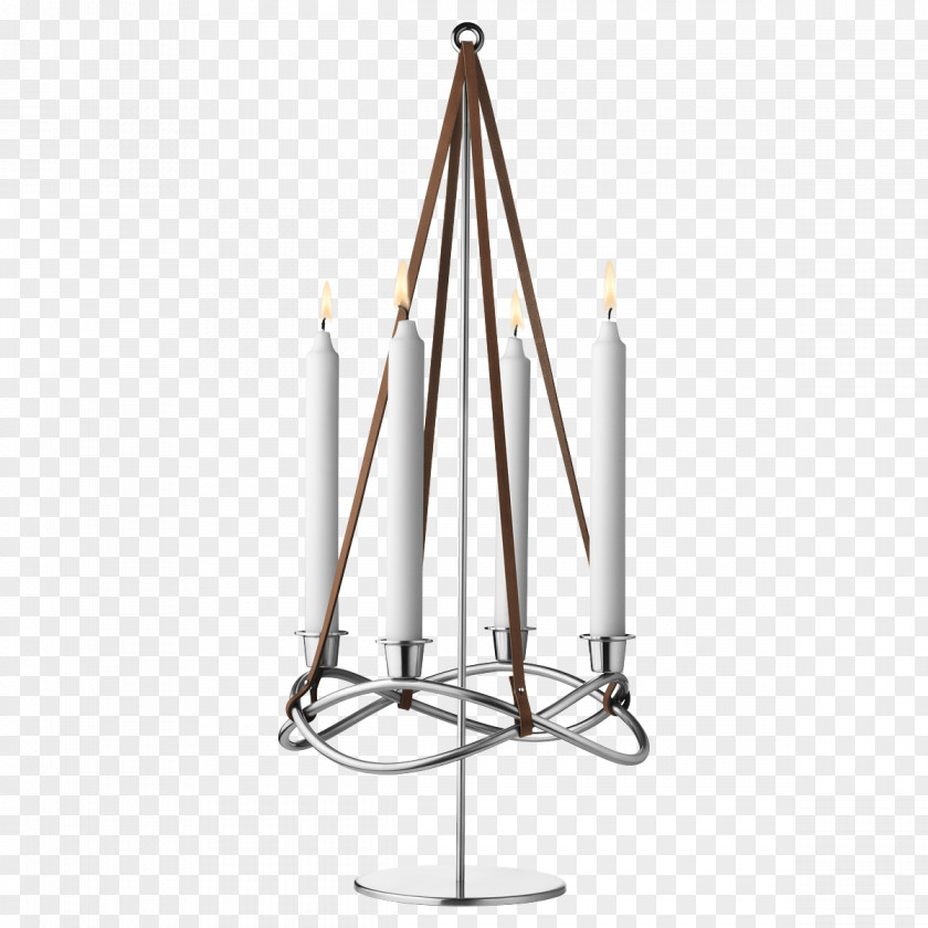 Georg Jensen Candlestick Steel Advent Candle A/S PNG