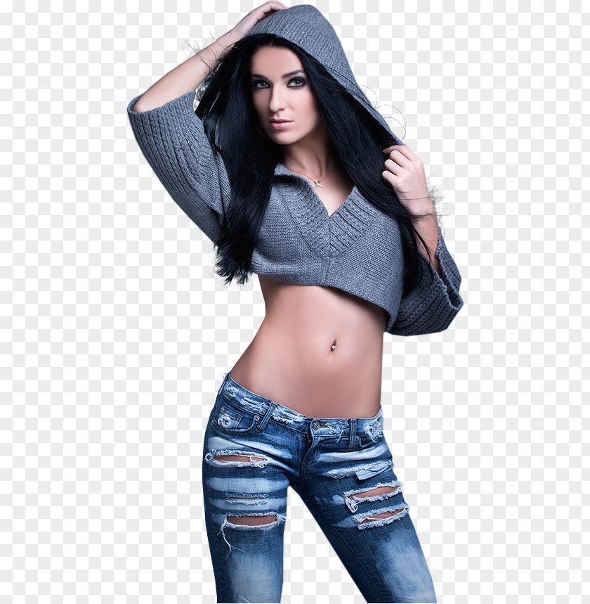 Jeans Woman Denim Leggings PNG