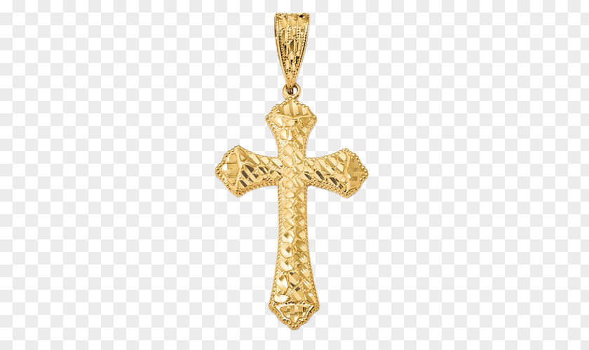 Large Gold Cross Earrings Charms & Pendants Necklace Crucifix Christian PNG