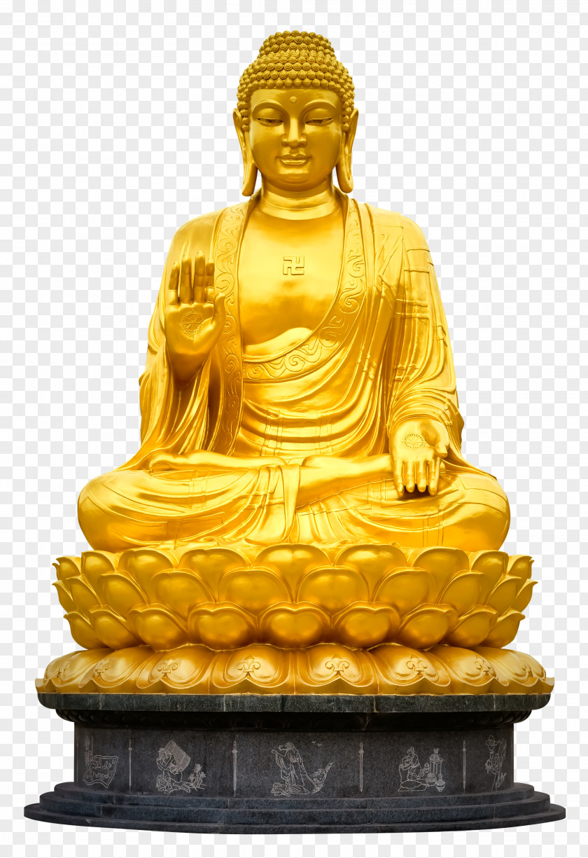 The Golden Buddha Statue Of Shakya Muni Gautama Buddhahood Buddhism Guanyin PNG
