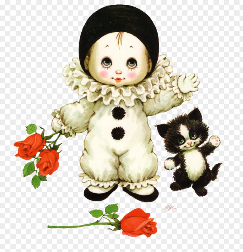 Baby Leprechaun Cupcakes Pierrot Clown Image Clip Art Drawing PNG
