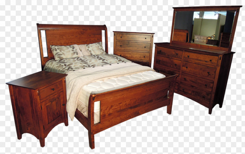 Bedroom Bedside Tables Furniture Sets Shaker PNG