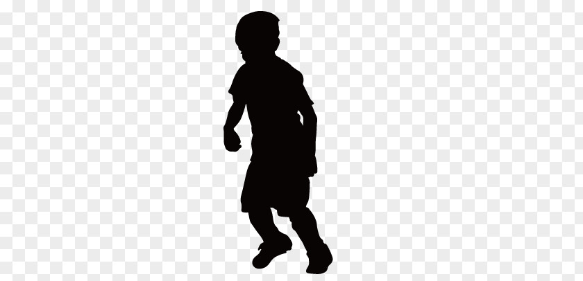 Cartoon Boy Silhouette Child PNG
