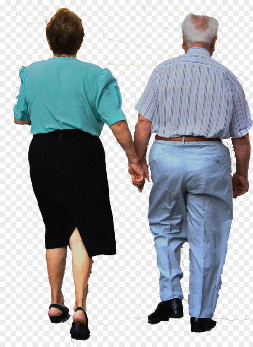 Couple Walking Adult Old Age PNG