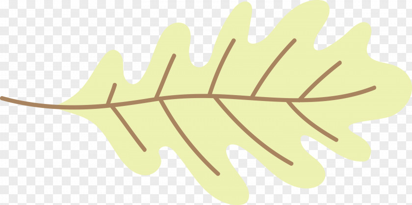 Leaf Yellow M-tree Line Meter PNG