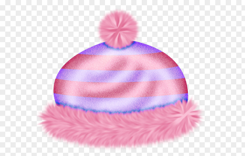 Striped Hat Pink PNG