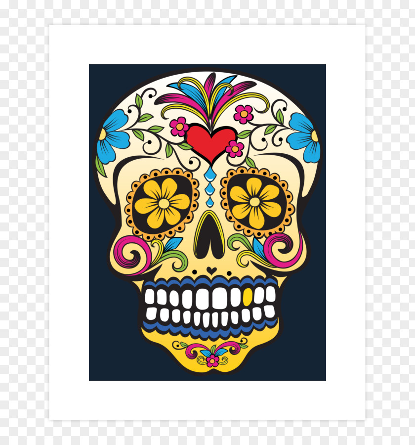 T-shirt Calavera Day Of The Dead Skull Hoodie PNG