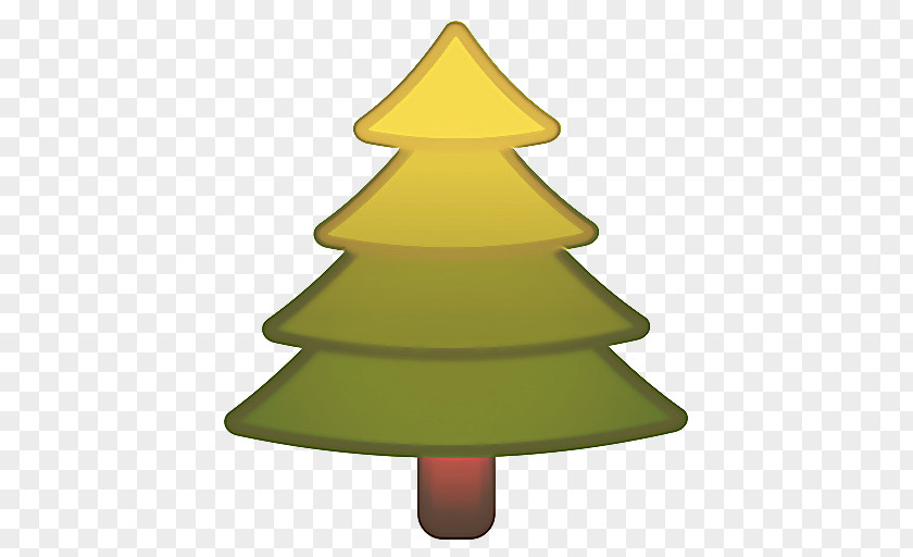 Conifer Pine Family Christmas Tree Emoji PNG