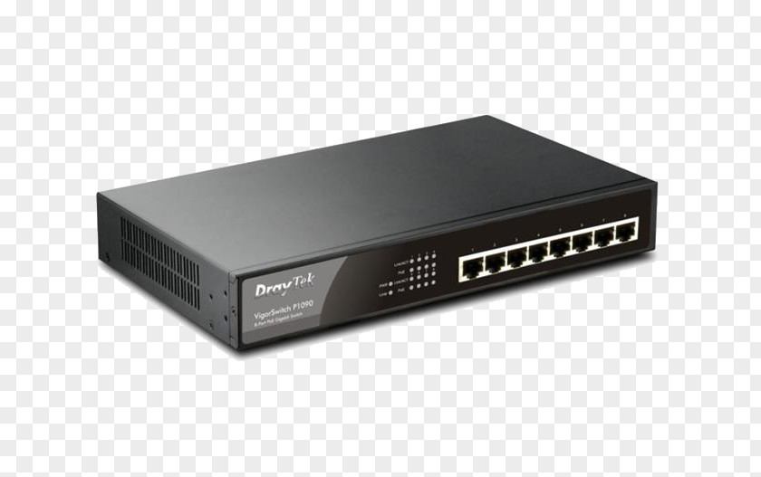 NETWORK CABLING Power Over Ethernet Network Switch DrayTek Vigor P1090 Gigabit PNG
