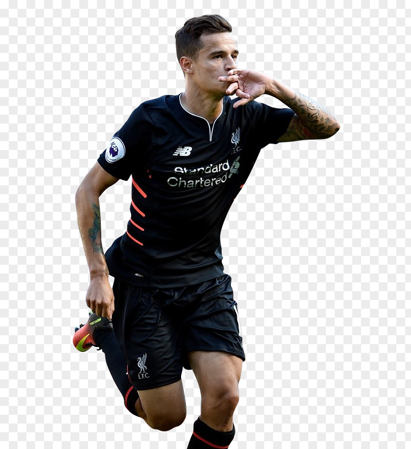 Philippe Coutinho Brazil Liverpool F.C. National Football Team Jersey PNG
