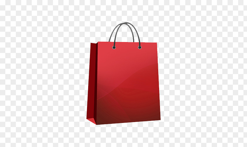 Red Shopping Bags Bag Online Icon PNG