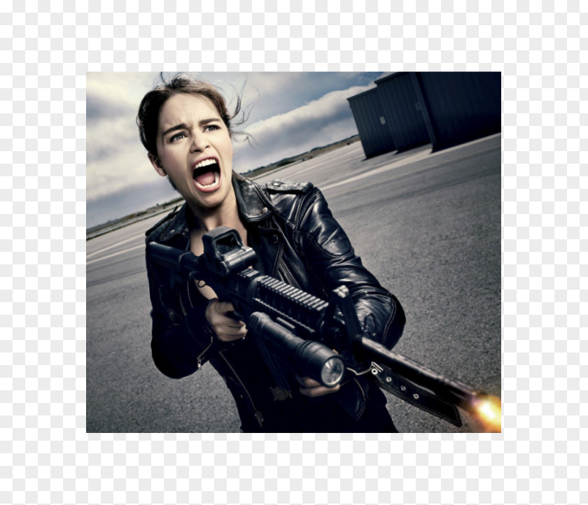Emilia Clarke Terminator Genisys Sarah Connor Kyle Reese PNG