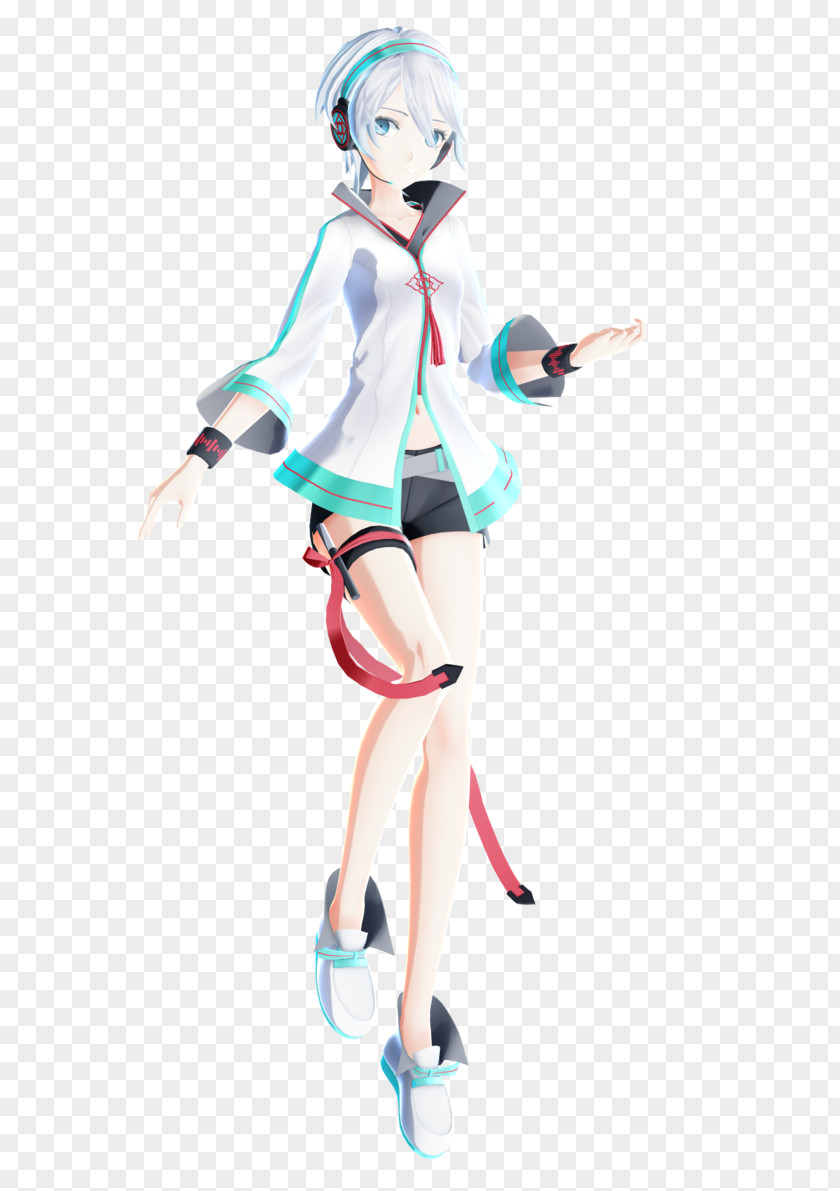 Model YANHE MikuMikuDance Vocaloid Hatsune Miku PNG