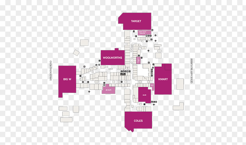 Park Floor Mount Ommaney Shopping Centre Plan Retail Pandora PNG
