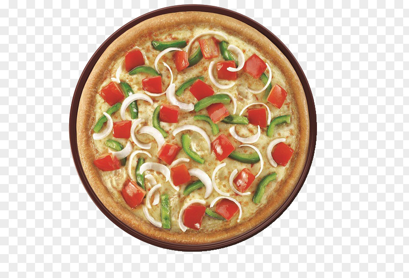 Pizza Margherita Vegetarian Cuisine Domino's Vegetable PNG