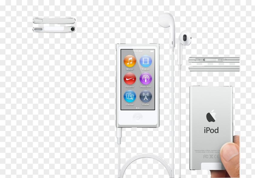Apple IPod Touch IPhone 5 Nano Portable Media Player PNG