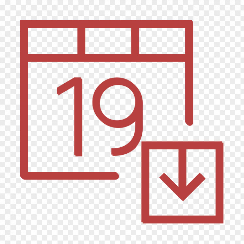 Calendar Icon Interaction Set PNG