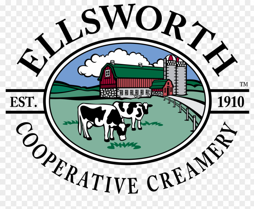 Cricketer Farm Cheese Ellsworth Cooperative Creamery Curd Organization Logo Brand PNG