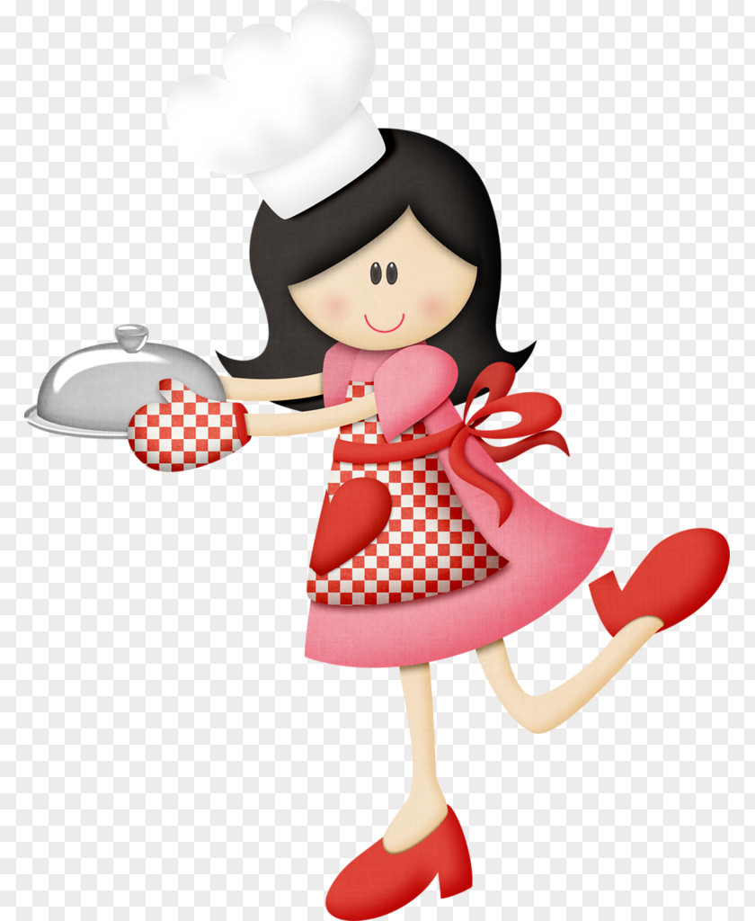 Female Chef Cook Caricature Drawing Clip Art PNG