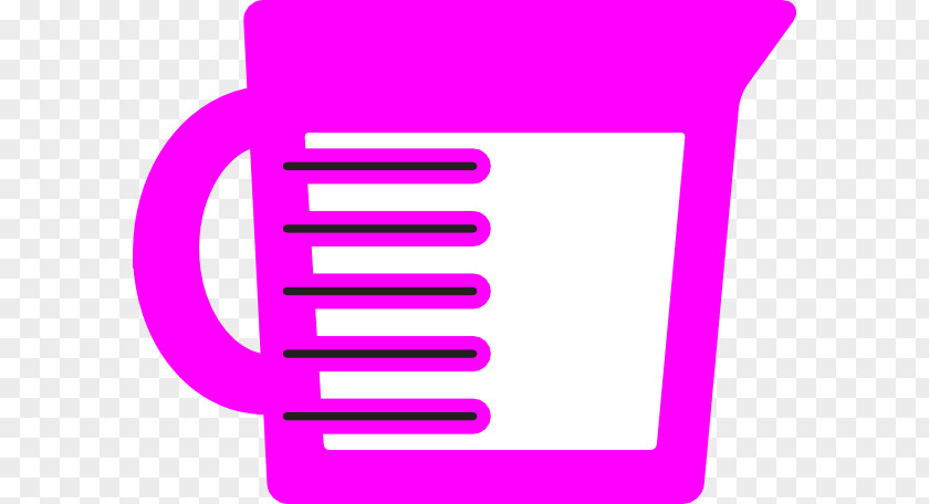 Measuring Cup Brand Pink M PNG