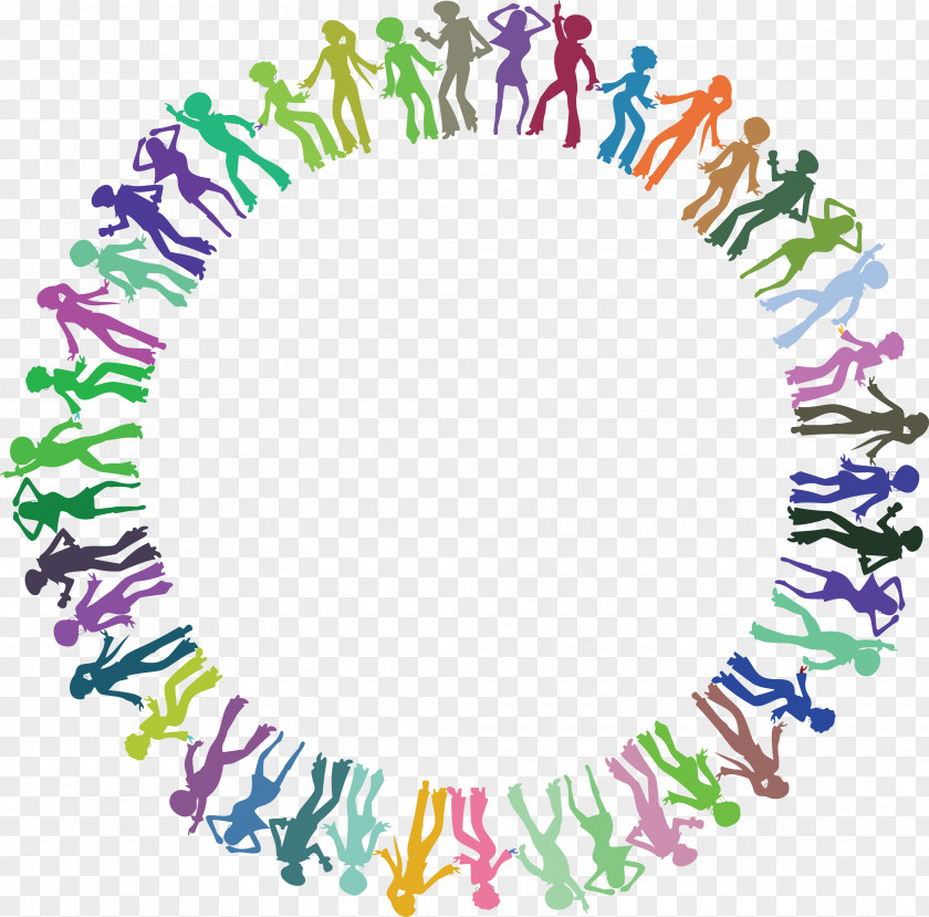 Round Border Circle Dance Disco Clip Art PNG