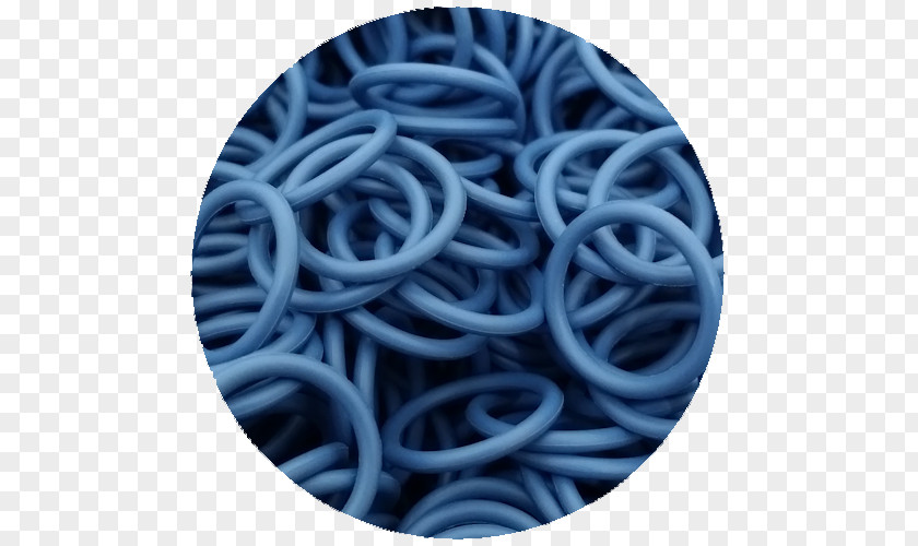 Rubber Ring Electric Blue PNG