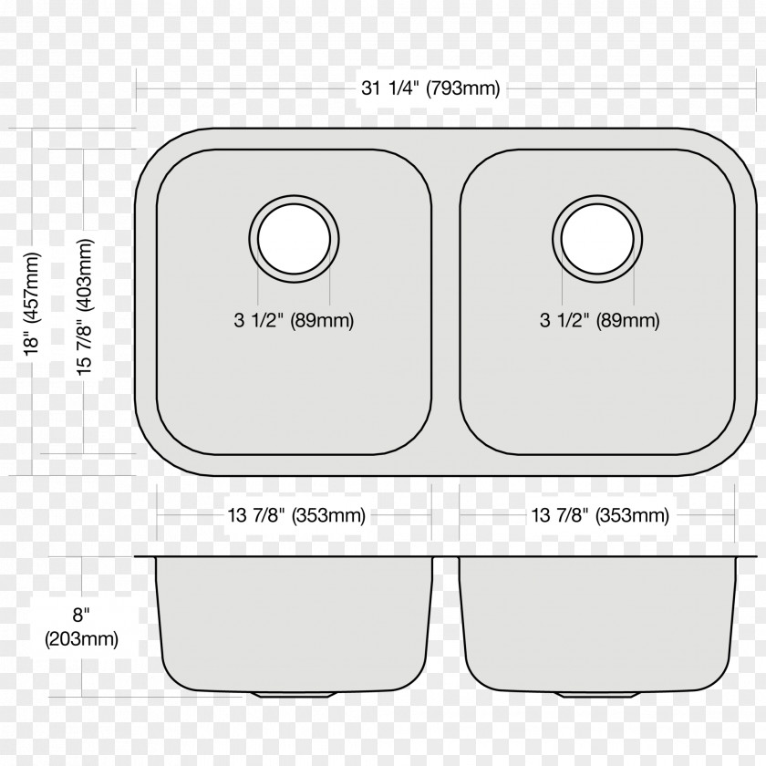 Sink Plan Stainless Steel Bowl Glass PNG