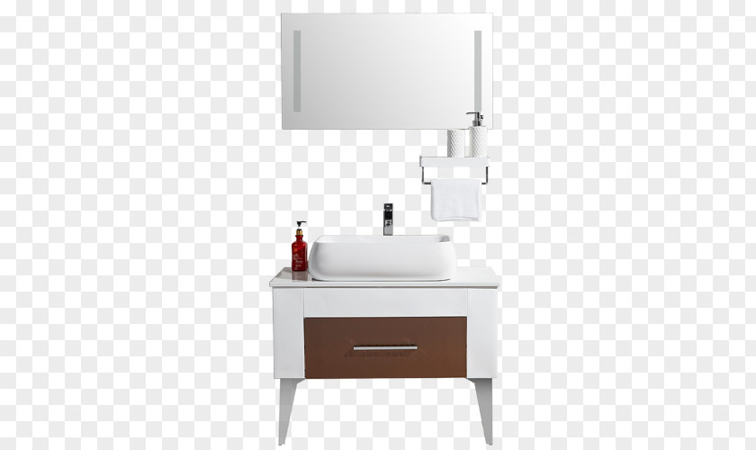 The Sink In Brown Drawer Taiwan Bathroom Cabinet Icon PNG