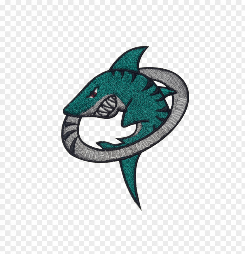 Digitized Embroidery Designs Shark Illustration Marine Mammal Cartoon PNG