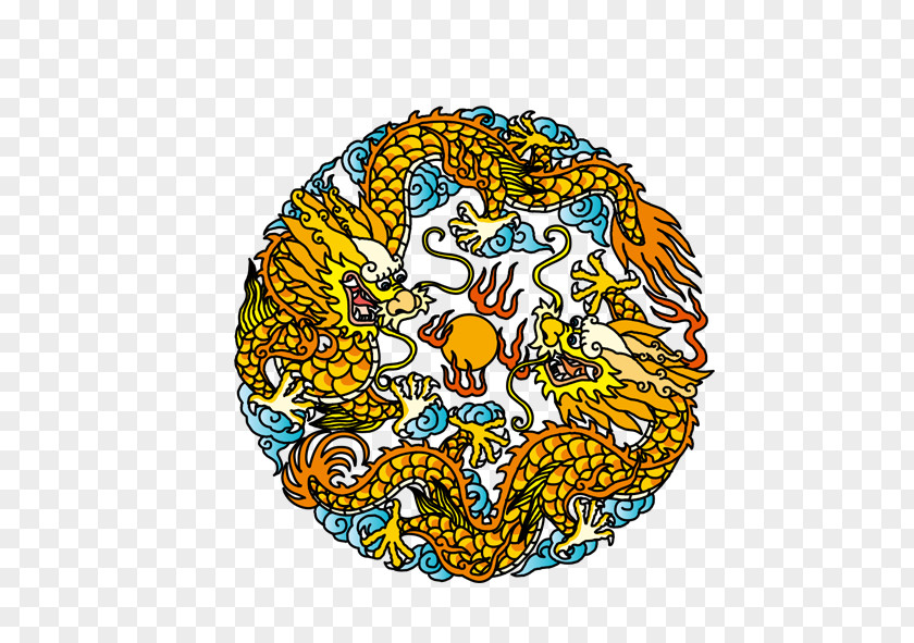 Dragon Pattern Chinese Longtaitou Festival Zhonglong Taste Of China PNG