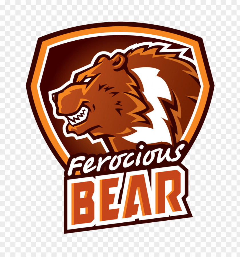 Ferocious Tiger Head Logo Carnivora Brand Font PNG