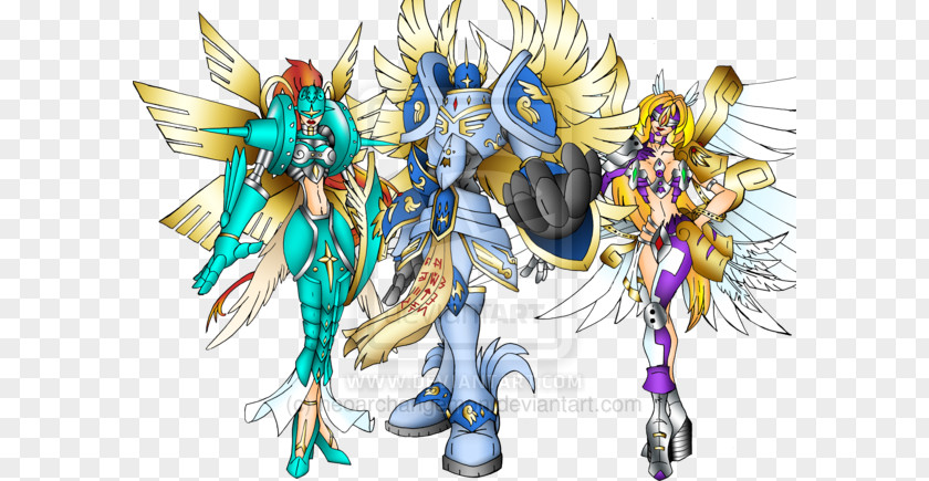 Angemon Y Angewomon Gatomon Seraphimon Patamon Lopmon PNG