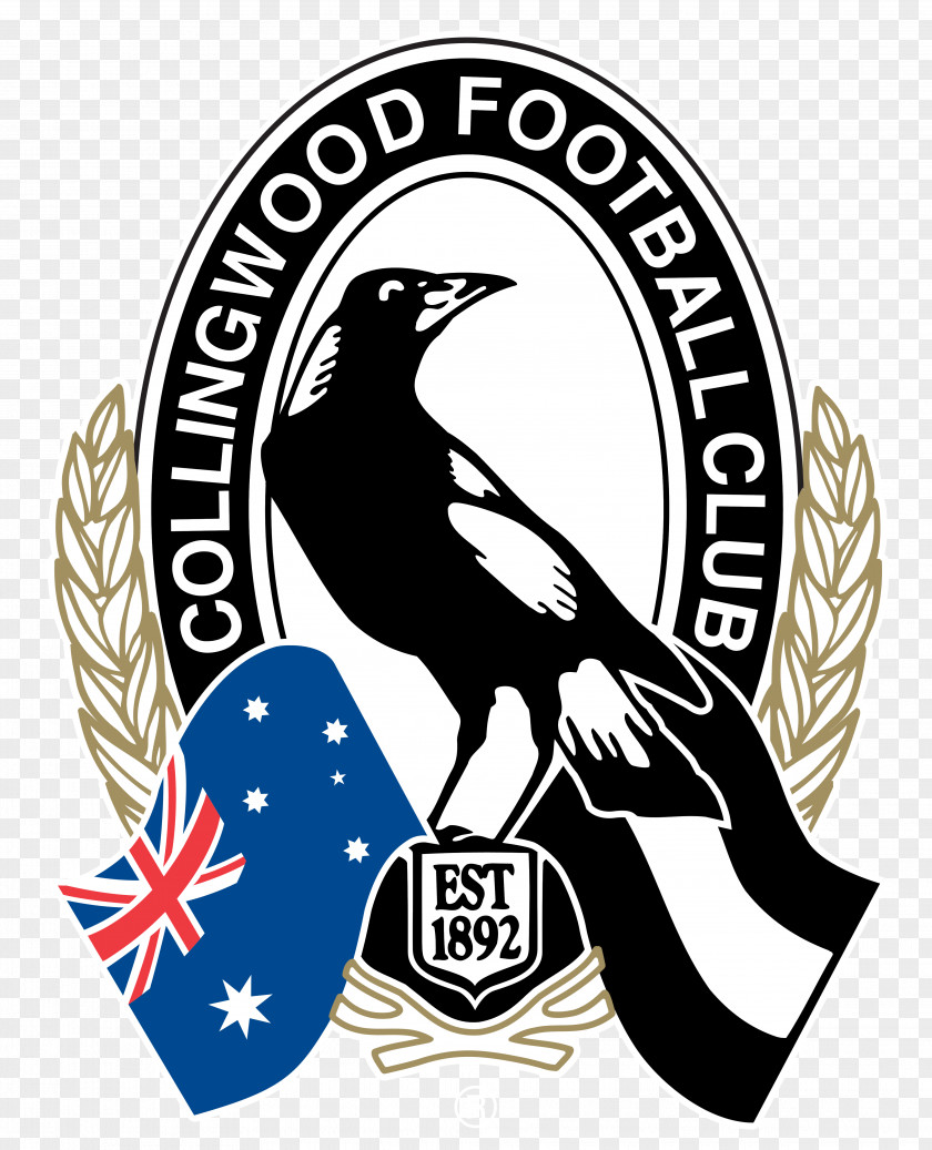 Bullet Club Logo Collingwood Football Australian League Carlton New York Magpies Geelong PNG