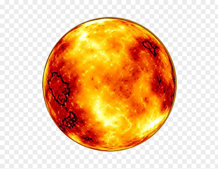Golden Moon Picture Earth Lava Planet Mustafar PNG