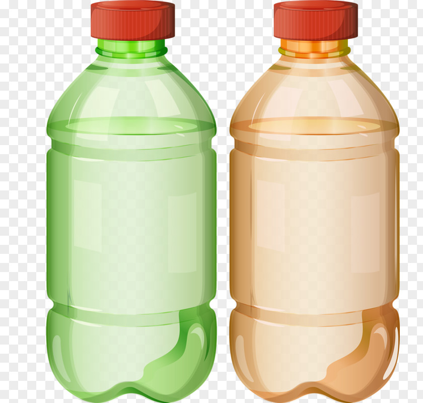 Hand-painted Plastic Bottles Drinking Water Bottled Illustration PNG