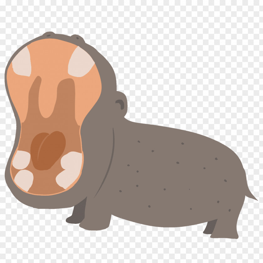 Kaba Hippopotamus Snout Animal Mammal PNG